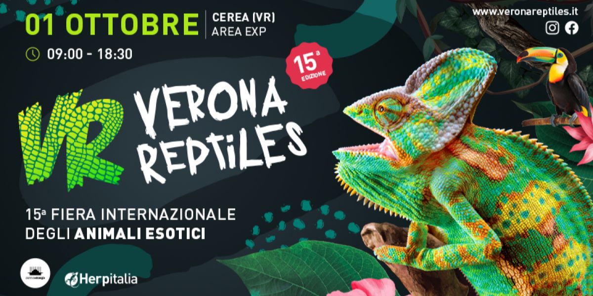Verona Reptiles torna in Area Exp Cerea per la 15° edizione.