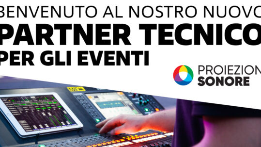Cari amici e utenti, siamo entusiasti di condividere con voi la grande partnership con Proiezioni Sonore che ci garantisce di portare gli eventi di Area Exp ad nuovo livello di eccellenza.